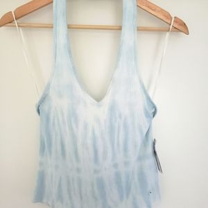 2/$20 American Eagle blue tie dye halter